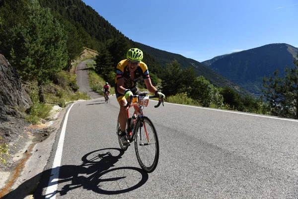 Massana Andorra 2017 Julio Ciclistas Salida Volta Als Puertos Andorra — Foto de Stock