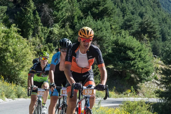 Massana Andorra 2017 Julio Ciclistas Salida Volta Als Puertos Andorra — Foto de Stock