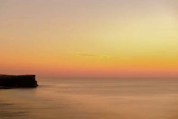 Magical Sunset Balangan Beach Bali Indonesia — Stock Photo, Image