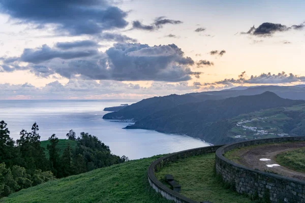 Sao Miguel Azores Deki Şehir Manzarası Potugal — Stok fotoğraf