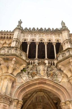 Sobrellano Sarayı ve Comillas, Santander, İspanya 'dan kilise
