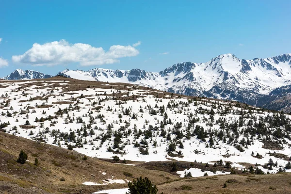 Prachtig Landschap Weg Die Leidt Naar Siscaro Meren Andorra — Stockfoto