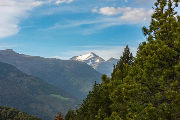 Landscape Parc Natural Comunal Les Valls Del Comapedrosa National Park — стокове фото