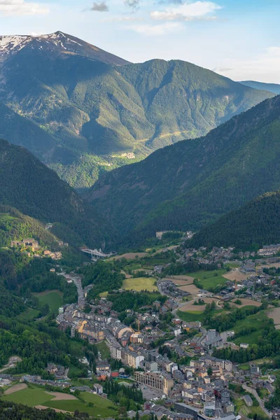 Cityscape Verão Massana Andorra — Fotografia de Stock