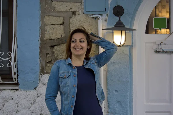 Beautiful Woman Portrait in Cesme,Turkey