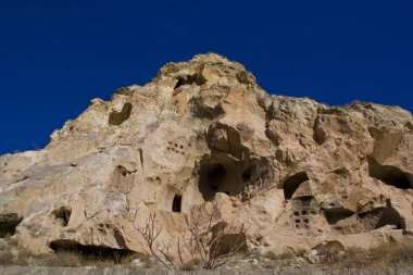 Kapadokya 'nın güzel manzarası, Goreme Türkiye
