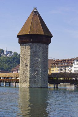 Luzerne, İsviçre 'de güzel bir manzara 