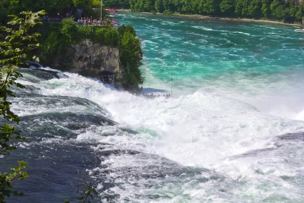 Caídas Del Rin Shaffhausen Suiza —  Fotos de Stock