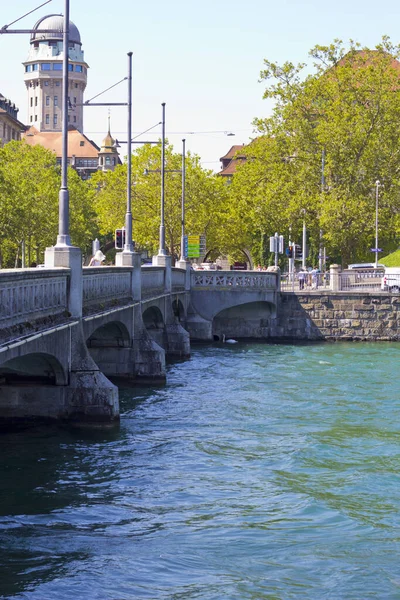 Belle Scène Dans Ville Zrich Suisse Europe — Photo