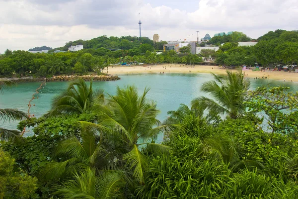 Sentosa Adası Singapur Güzel Bir Manzara — Stok fotoğraf