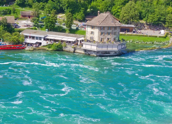Beautiful Scene Rhine Falls Switzerland — Stock Photo, Image