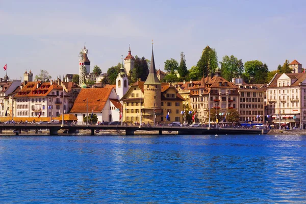Hermosa Escena Lago Luzern Luzern Suiza —  Fotos de Stock