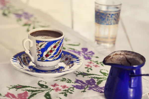 Cup of coffee on table — Stock Photo, Image