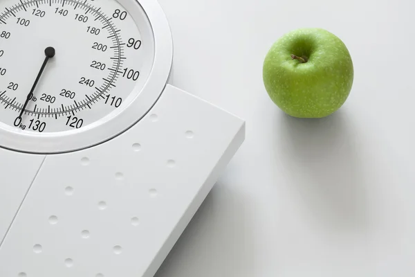 Weight scale isolated on white background — Stock Photo, Image