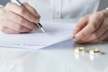 Karısı işaretleri kararname formu halka ile boşanma