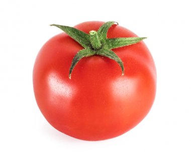 Beyaz backgroumd izole domates