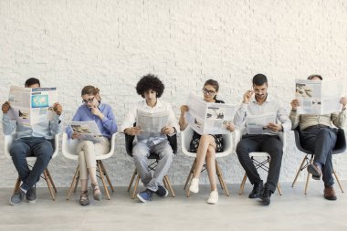 dijital cihazlar kullanarak iş adamları