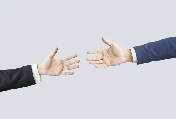 Hands reaching each other — Stock Photo, Image