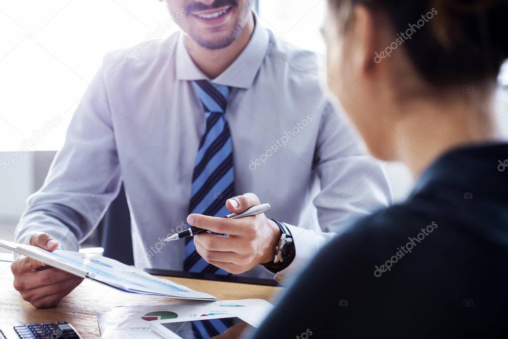 Business people discussion working concept