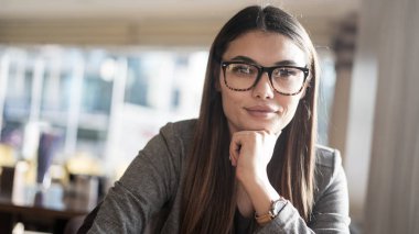 İşkadını portre göz kamera