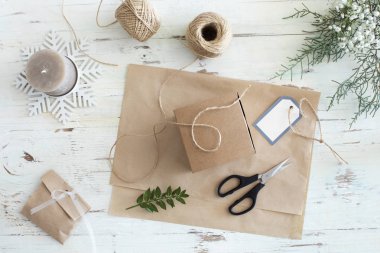 Yılbaşı yeni yıl kavramı kompozisyon