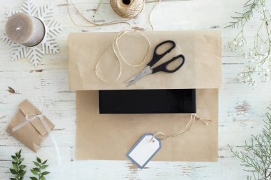 Yılbaşı yeni yıl kavramı kompozisyon