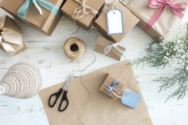 Yılbaşı yeni yıl kavramı kompozisyon