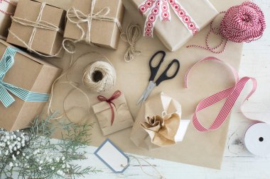 Yılbaşı yeni yıl kavramı kompozisyon