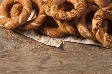 Simit Simit ahşap tablo