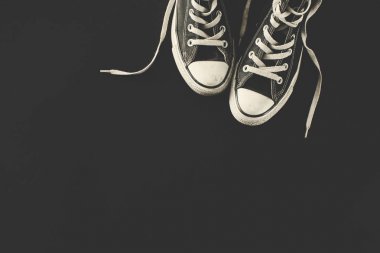 Tuval Ayakkabı yüksek açılı görünüş