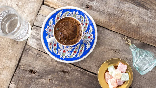 Traditional Turkish Coffee Drink Concept — Stock Photo, Image