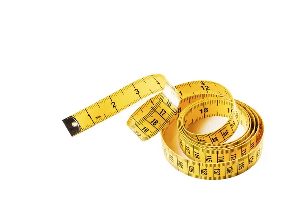 Tape Measure Isolated White — Stock Photo, Image