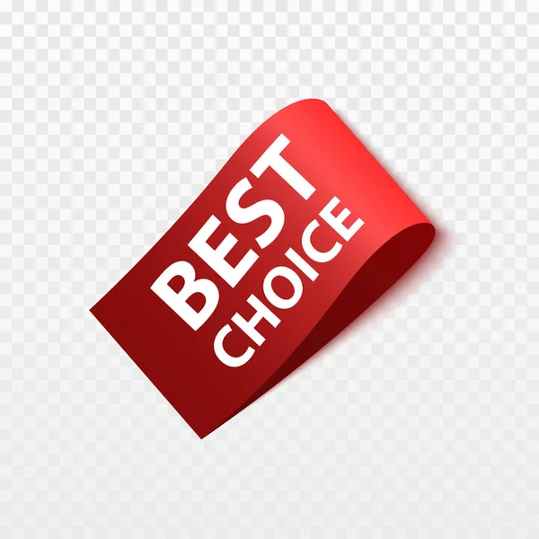 Best choice tags, vector labels — Stock Vector