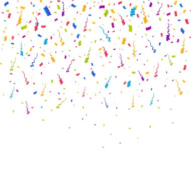 konfeti vektör arka plan