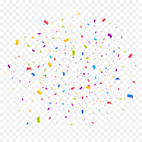 Confetti explosión vector ilustración — Archivo Imágenes Vectoriales