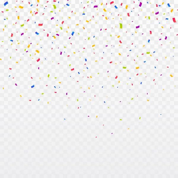 Confetti Vector Background — Stock Vector