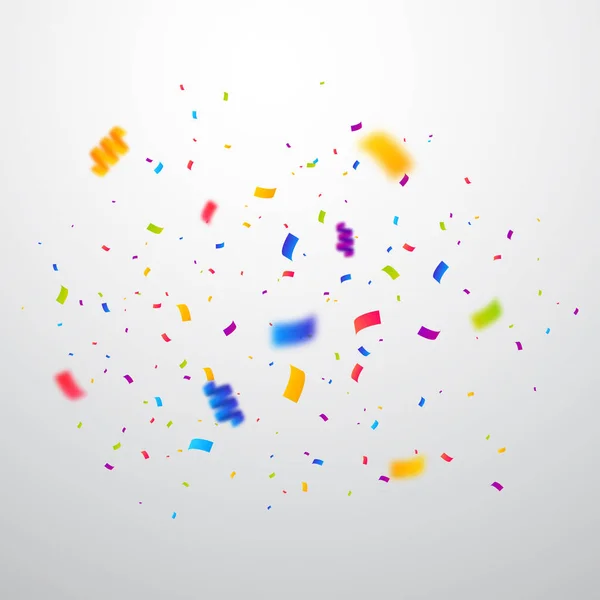 Illustrazione vettoriale scoppio Confetti — Vettoriale Stock