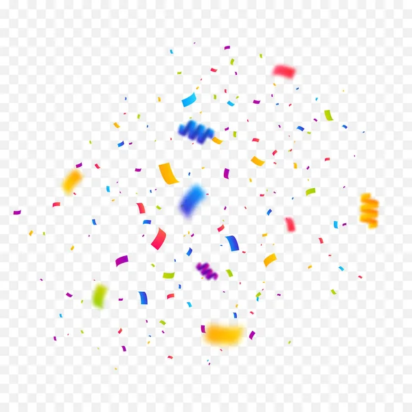 Confetti explosión vector ilustración — Archivo Imágenes Vectoriales