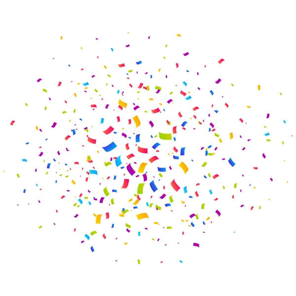 Confetti explosión vector ilustración — Archivo Imágenes Vectoriales