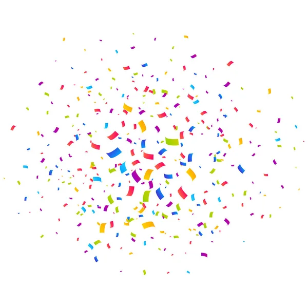 Confetti burst vektor illusztráció — Stock Vector