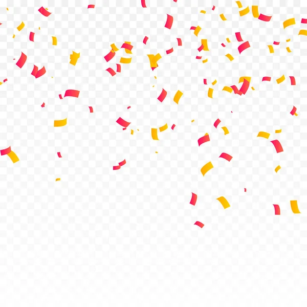 Confetti vector partido fondo — Archivo Imágenes Vectoriales