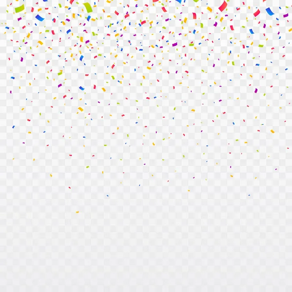 Confetti fundo vetor — Vetor de Stock