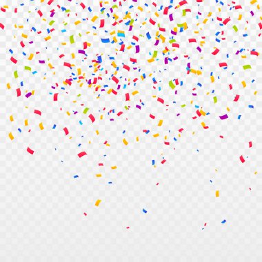 konfeti vektör arka plan