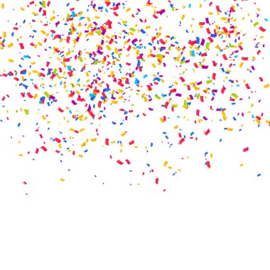 konfeti vektör arka plan