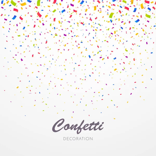 Confetti fundo vetor —  Vetores de Stock