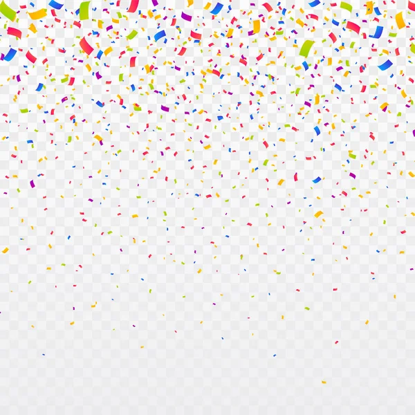 Fondo vector Confetti — Vector de stock