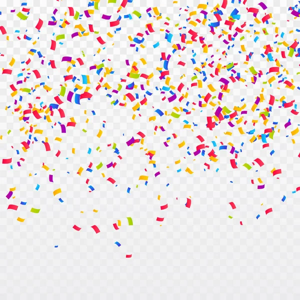 Fondo vector Confetti — Vector de stock