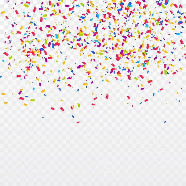 Fondo vector Confetti — Vector de stock