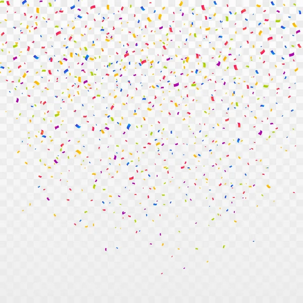 Confetti Vector Background — Stock Vector