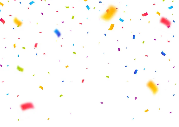 Confetti Pieces Isolated On White Background